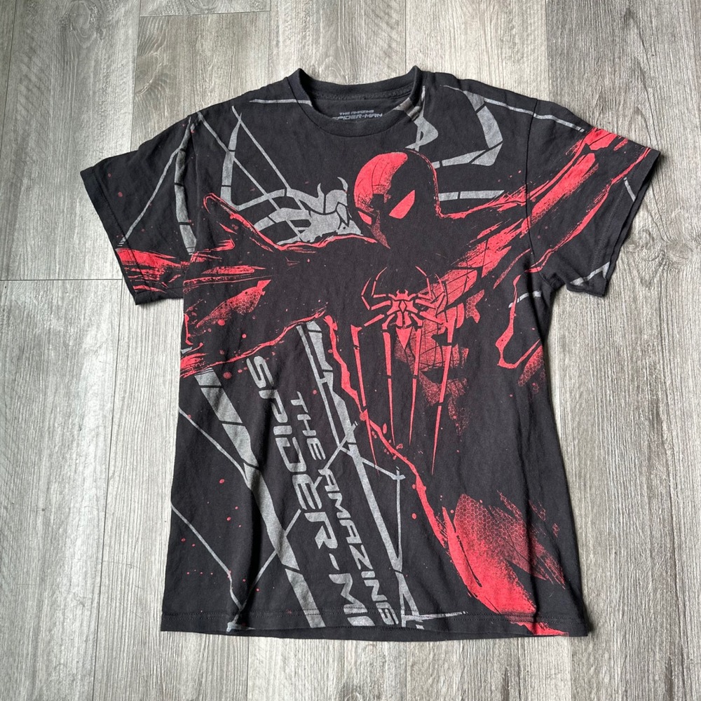 Vintage Rare AOP The amazing spiderman promo Tee size M